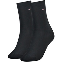 Tommy Hilfiger Damen Socken, Classic, Strümpfe, einfarbig, Vorteilspack Dunkelblau 39-42