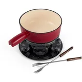 Swissmar Fonduegarnituren, Fondue Set, Rot