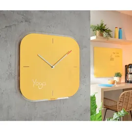 Leitz Wanduhr Cosy gelb