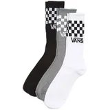 Vans Classic Check Crew Multifunktionssocken Schwarz/Weiß 42-44