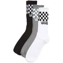 Vans Classic Check Crew Multifunktionssocken Schwarz/Weiß 42-44