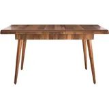 Esszimmer Tische Design Holz Luxus Möbel Italien Tisch Esstisch Holz Esstische - Braun