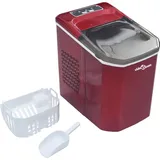 vidaXL Eiswürfelbereiter Rot 1,4 L 15 kg / 24 h