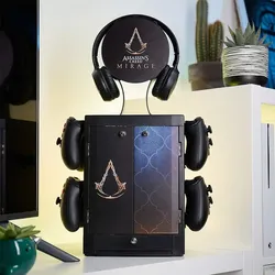 Numskull Games Official Assassin's Creed - Mirage Gaming Locker, Diskettenhalter