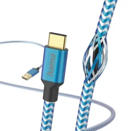 Hama USB-A auf USB-C 1,5 m Blau
