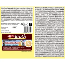INABA Ciao Broth Huhn und Lachs 12 x 40 g