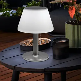 Expo Börse 2er Set LED Solar Tischleuchte, Kunststoff, weiß, Höhe 28 cm