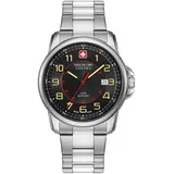 Swiss Military Hanowa 06-5330.04.007 Swiss Grenadier Herren 43mm - Silber/Schwarz