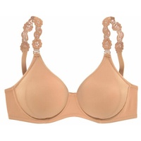 LASCANA T-Shirt-BH Damen caramel Gr.100C