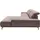 Musterring Wohnlandschaft MUSTERRING "MR 2490 Ecksofa mit erstklassigem Sitzkomfort, Long-Life-Leder", grau (light grau, b), B:342cm T:207cm, Sofas, Wohnlandschaft, Bronze-Fuß, Sitzhöhe 48cm, wahlweise mit Funktionen, Maße 342 x 207 cm
