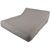 BEST Freizeitmöbel Doppelliege 140 x 180 x 62 cm Anthrazit