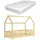 [en.casa] Kinderbett Sisimiut 70 x 140 cm Kiefer natur beige
