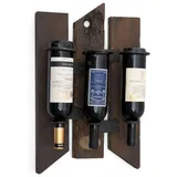 Moritz Wandregalhalter Schiffsholz Wandregal 55 x 34 x 16 cm, Regalträger Regalwinkel Regalhalterung Wandregal Regal Kommode weiß