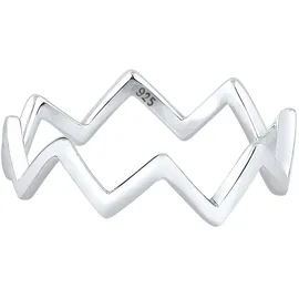 Elli Ring Geo Zick Zack Trend Blogger 925 Sterling