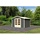 Karibu Amberg 4 2,42 x 2,42 m terragrau