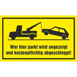 Hinweisschild - Parken