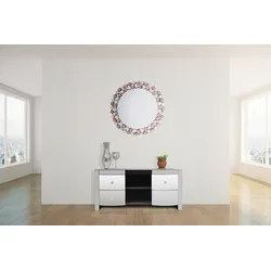 Kayoom Wandspiegel Rowena 1800 Silber / Rosé
