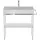Duravit Metallkonsole DuraSquare 86,5x45cm, bodenstehend, chrom