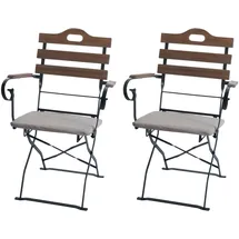 MCW MCW-J40 Biergartenstuhl 2er-Set 0 x 0 x 0 cm hellbraun/beige