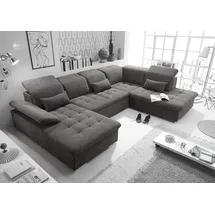 ed-lifestyle Wohnlandschaft U-Form 4-Sitzer Braun