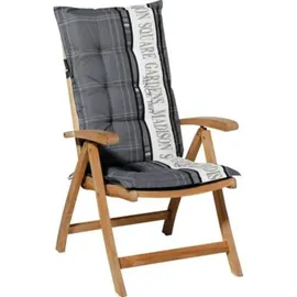 PROGARDEN Tampa/Faro Garten-Essgruppe 85 x 109 x 111 cm weiß 4 St.