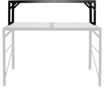 Vitavia Alu-Tischaufsatz 121 x 28 x 39 cm schwarz