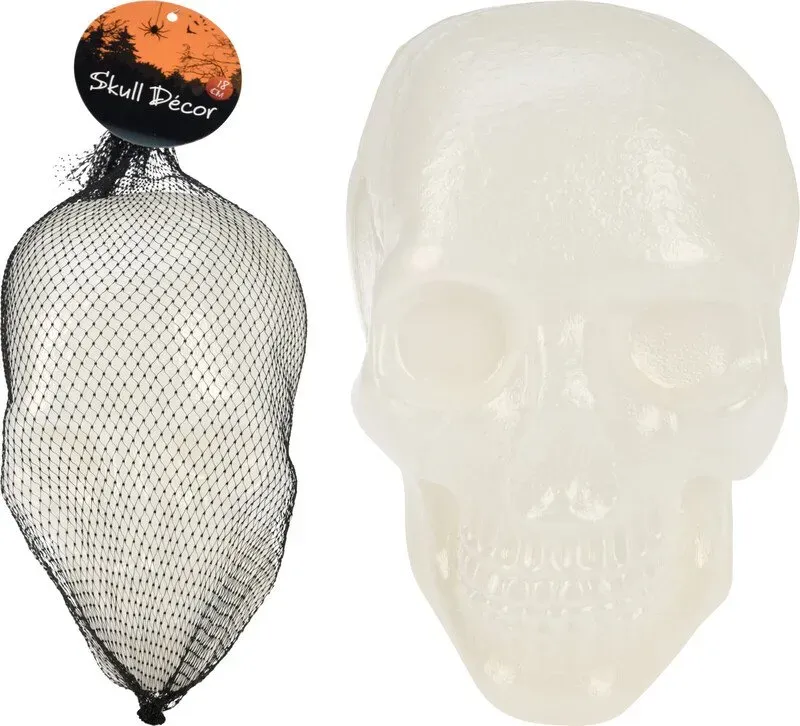 HALLOWEEN SKULL DECO 10X18X15