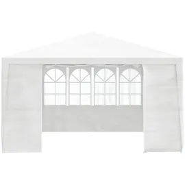 vidaXL Profi-Partyzelt 4 x 4 m inkl. Seitenteile weiß