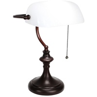 5LL-5683 Tiffany-Lampe-Leuchte Tischlampe Schreibtischlampe Bankerlampe26*16*38
