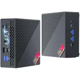 NiPoGi Mini PC АMD Ryzen 7 5800U(8C/16T, bis zu 4,4 GHz), 32GB(2 * 16GB) DDR4 512GB M.2 SSD Mini Desktop Computer WiFi 6, RJ45 Dual LAN, 4K Triple Display Micro-PC mit VESA für Schule/Büro