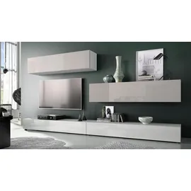 Vladon Wohnwand, Sand, Holzwerkstoff, 279x147x39 cm, Wohnzimmer, Wohnwände, Wohnwand-Sets