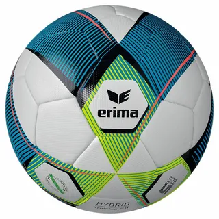 Erima Hybrid 2.0 Trainingsball mykonos blue/lime 5