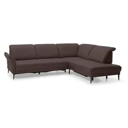 Musterring Ecksofa MR 1350 Leder Braun Mocca 297 x 229 cm