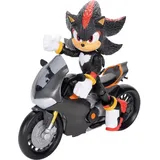 Jakks Pacific Sonic Shadow Spezialpackung 13 Cm+ 3 Motorradfiguren Silber Silber One Size