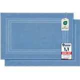 Komfortec Duschvorleger Hellblau 50 x 70 cm