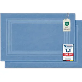 Komfortec Duschvorleger Hellblau 50 x 70 cm