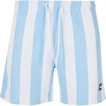 URBAN CLASSICS Pattern Badeshorts Batlic Blue Bar Stripe 3XL
