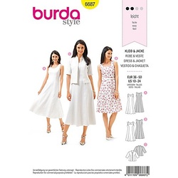burda Schnitt 6687 "Leinenkleid & Jacke"
