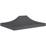 ZEYUAN Partyzelt-Dach, Ersatz Pavillondach, Dach Für Pavillon, Ersatzdach Pavillon, 4,5x3 m Anthrazit 270 g/m2