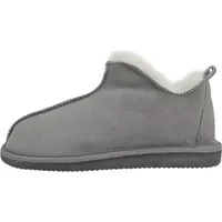Lammfell Hausschuhe - CINDERELLA - Schuhgröße: EUR 39 | Farbe: Grau/Weiß - Weiß - 39