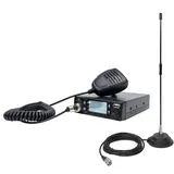 PNI Escort HP 9700 USB Radio Station Package und CB PNI Extra 40 mit Magnetfuß, 12V / 24V Netzteil, Zigarettenanzünderstecker inklusive