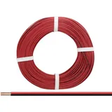 Donau Elektronik 225-010-25 Litze 2 x 0.25 mm2 Rot/Schwarz 25 m