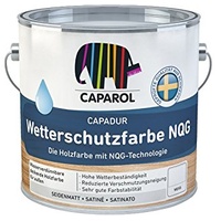Caparol Capadur Wetterschutzfarbe NQG Größe 2,5 LTR, Farbe lichtgrau