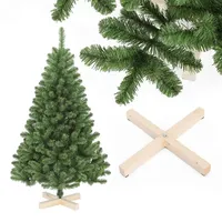 Salcar Künstlicher Weihnachtsbaum 180 cm Tannenbaum PVC Christbaum mit
