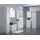 Saphir Waschbeckenunterschrank Quickset 955 65 x 54 cm Weiß Hochglanz