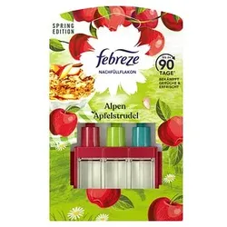 febreze Raumduft-Nachfüller Alpen Apfelstrudel fruchtig 20,0 ml, 3 St.