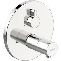 Hansa HansaVAROX Duschthermostat rund für 1 Verbraucher Chrom 40579083