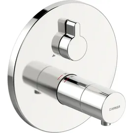 Hansa HansaVAROX Duschthermostat rund für 1 Verbraucher Chrom 40579083
