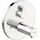 Hansa HansaVAROX Duschthermostat rund für 1 Verbraucher Chrom 40579083
