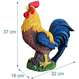 Relaxdays Gartenfigur Huhn